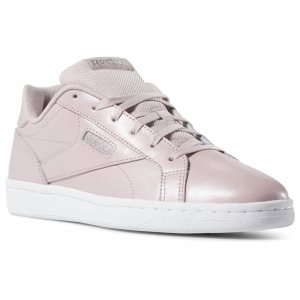 Reebok Royal Complete Clean LX Turnschuhe Damen - Grau/Weiß/Silber - DE 620-SYP